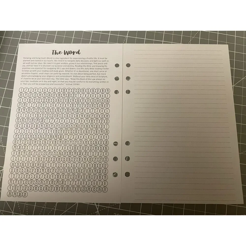 Prayerful Planner Size A5 ~ 6 Hole Punched ~ Dated 2025 ~ Only Opened For Pics